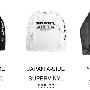 “Japan ASide “ super vinyl long sleeve tee